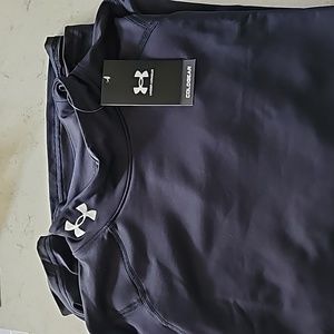 Mens Under Armor ColdGear fitted mock black size XL